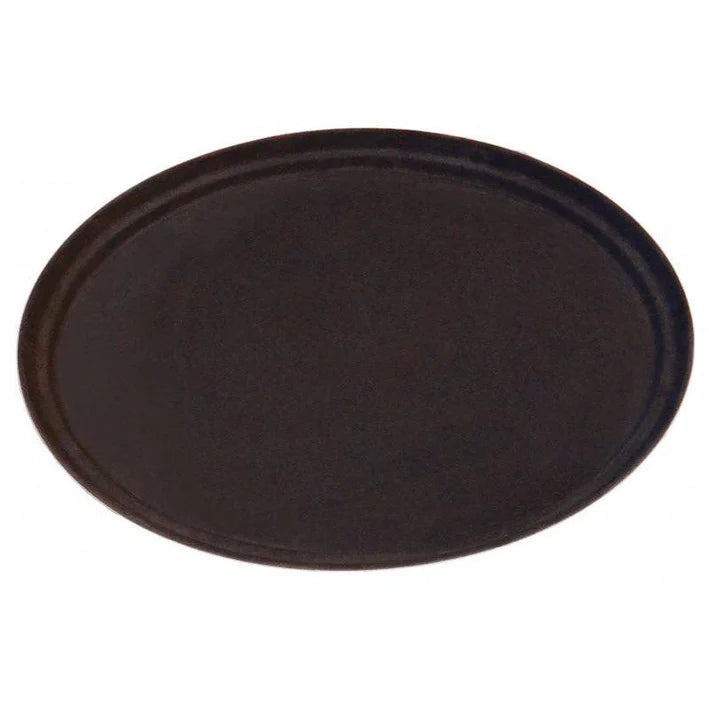 Brown Waiter 27" Oval Tray