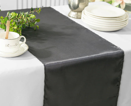 Charcoal / Platinum Satin Runner