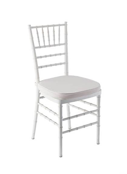 Chiavari Chair White - with Cushion