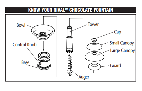 Chocolate Fountain with Base