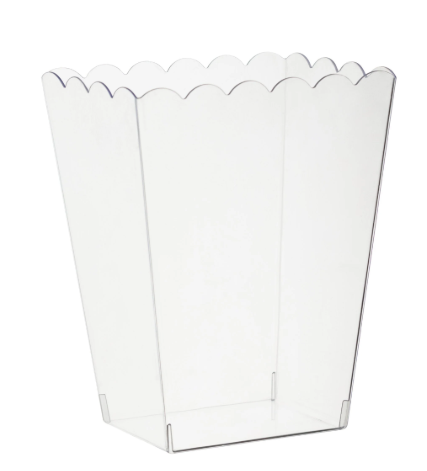 Clear Popcorn Bucket 7"