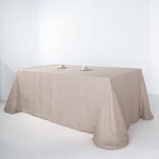 Tablecloth Dark Taupe Rectangular 90" x 132"