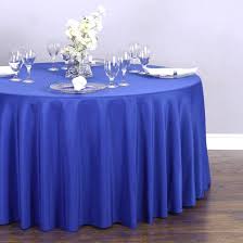 Tablecloth Royal Blue Round 120"