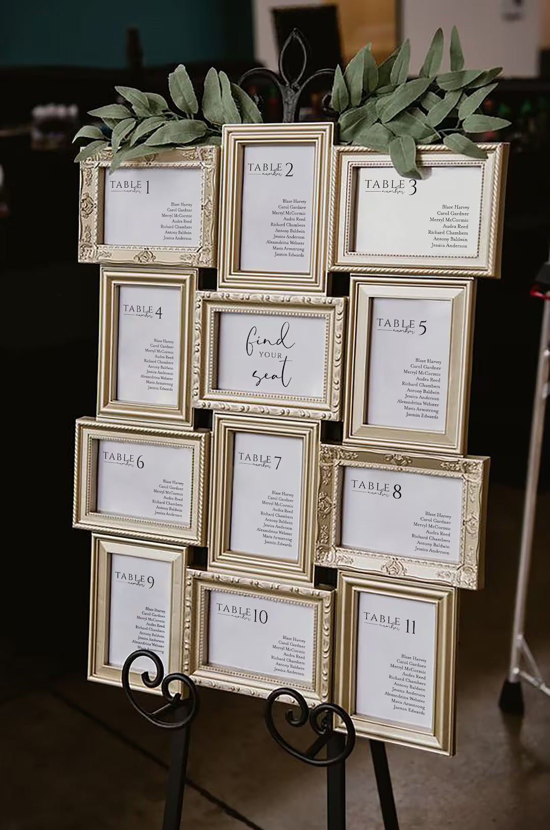 Table Seating Frame