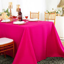 Tablecloth Fuchsia Rectangular 90" x 132"