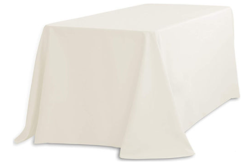 Tablecloth Ivory Rectangular 90" x 132"