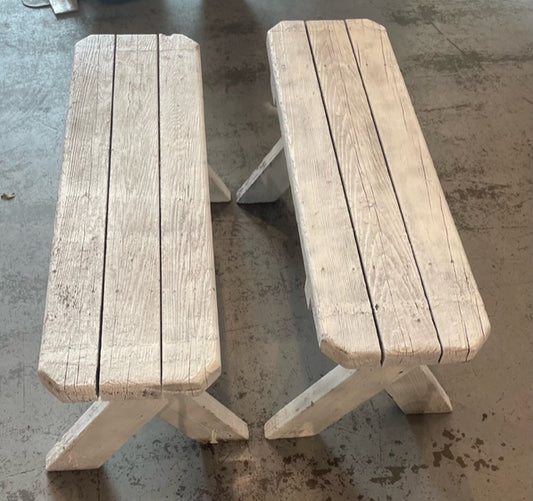 2 Kids Benches (Pair)  - Seats 2 per Bench