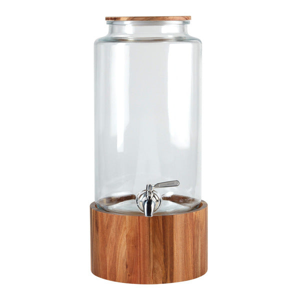 8.3L Wood Stand Beverage Dispenser