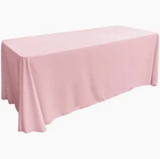Tablecloth Pink Rectangular 90" x 156"