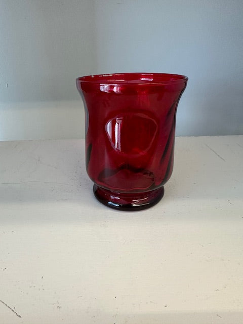 Ruby Small Vase 4.5" x 4"