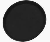 Black Circle Serving Tray 14"