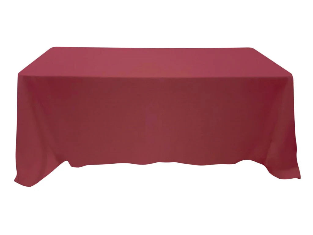 Tablecloth Wine Red Rectangular 90" x 132"