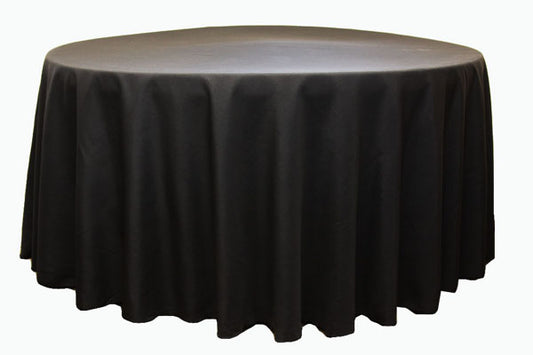 Tablecloth Black Round 120"