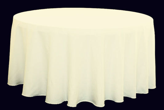 Tablecloth Ivory Round 120"