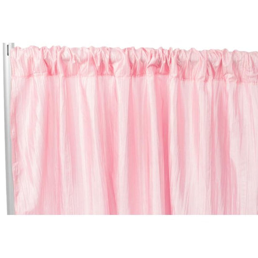 Backdrop Pink Crinkle Curtain 10'
