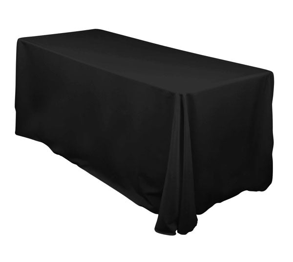 Tablecloth Black Rectangular 90"x132"