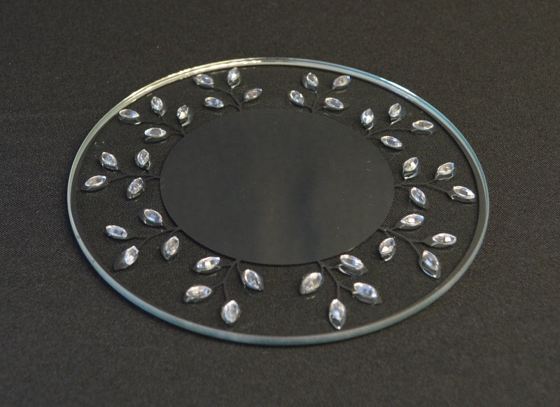 Diamante Mirror 6"