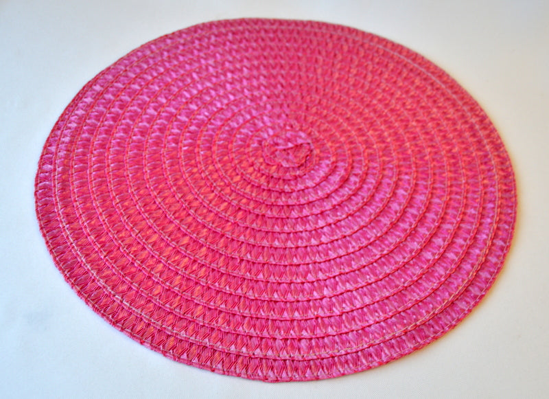 Pink Round 15" Placemat