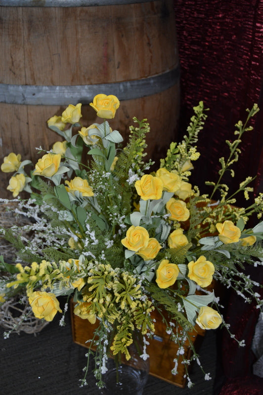 Yellow Mini Roses