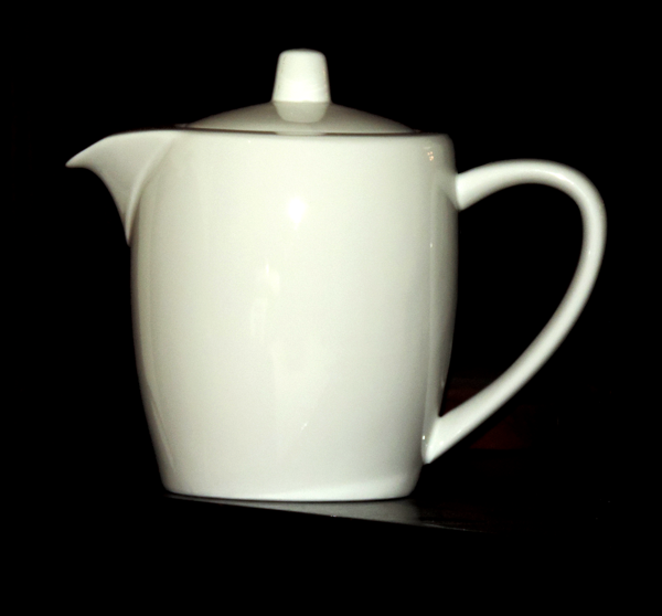 White Ceramic Teapot 1.2Ltr