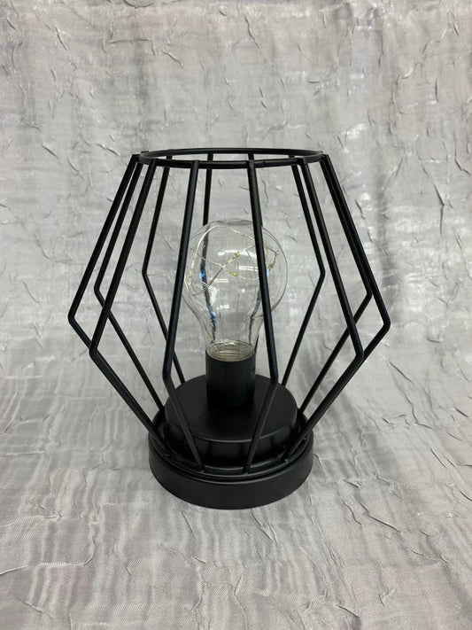 Diamond Shape Metal Frame Lantern