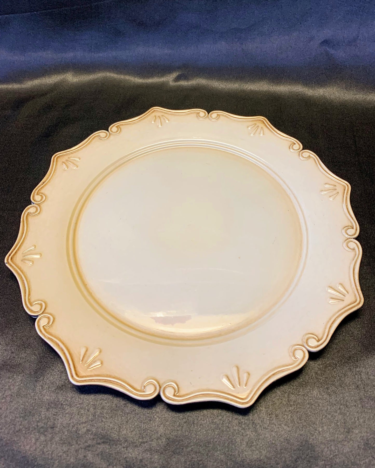 Elegant Ivory Charger Plate