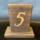 Solid Wood Table Numbers Set