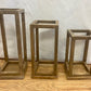 Wooden Frame Candle Holder Med