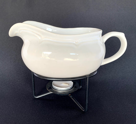 Gravy Boat with tea light holder and saucer