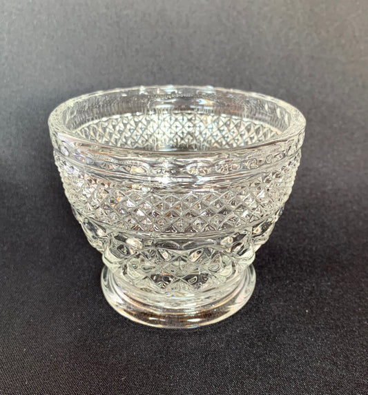 Crystal Glass Sugar Bowl