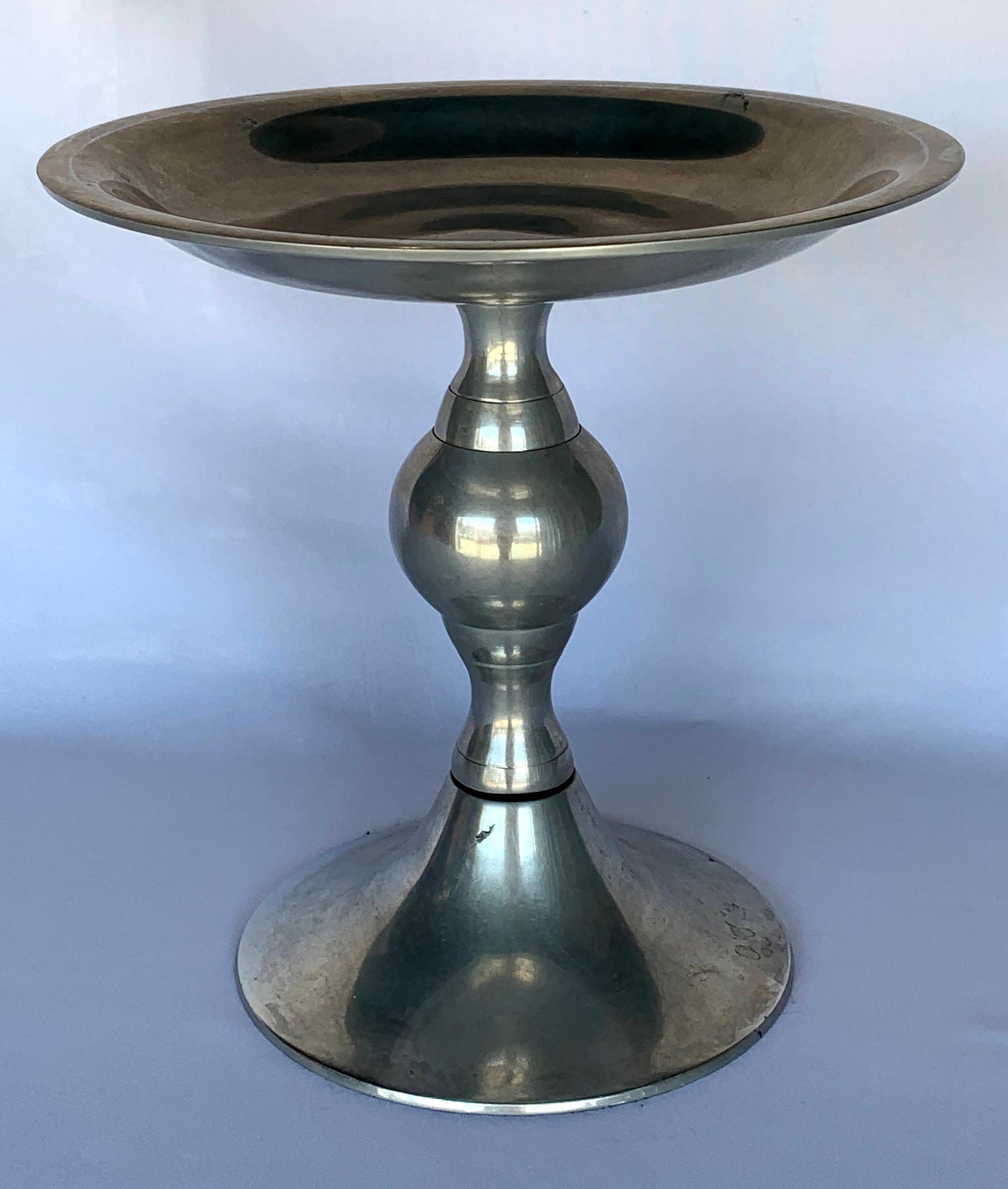 Pedestal Tray Stainless 10"