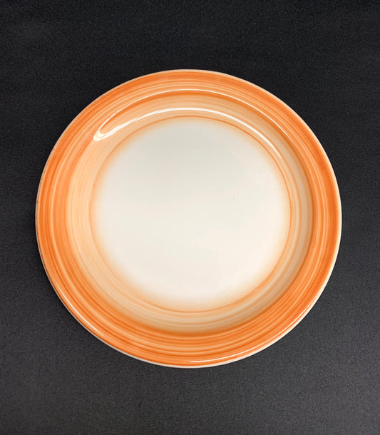 Orange Rim Side Plate 6 1/2"