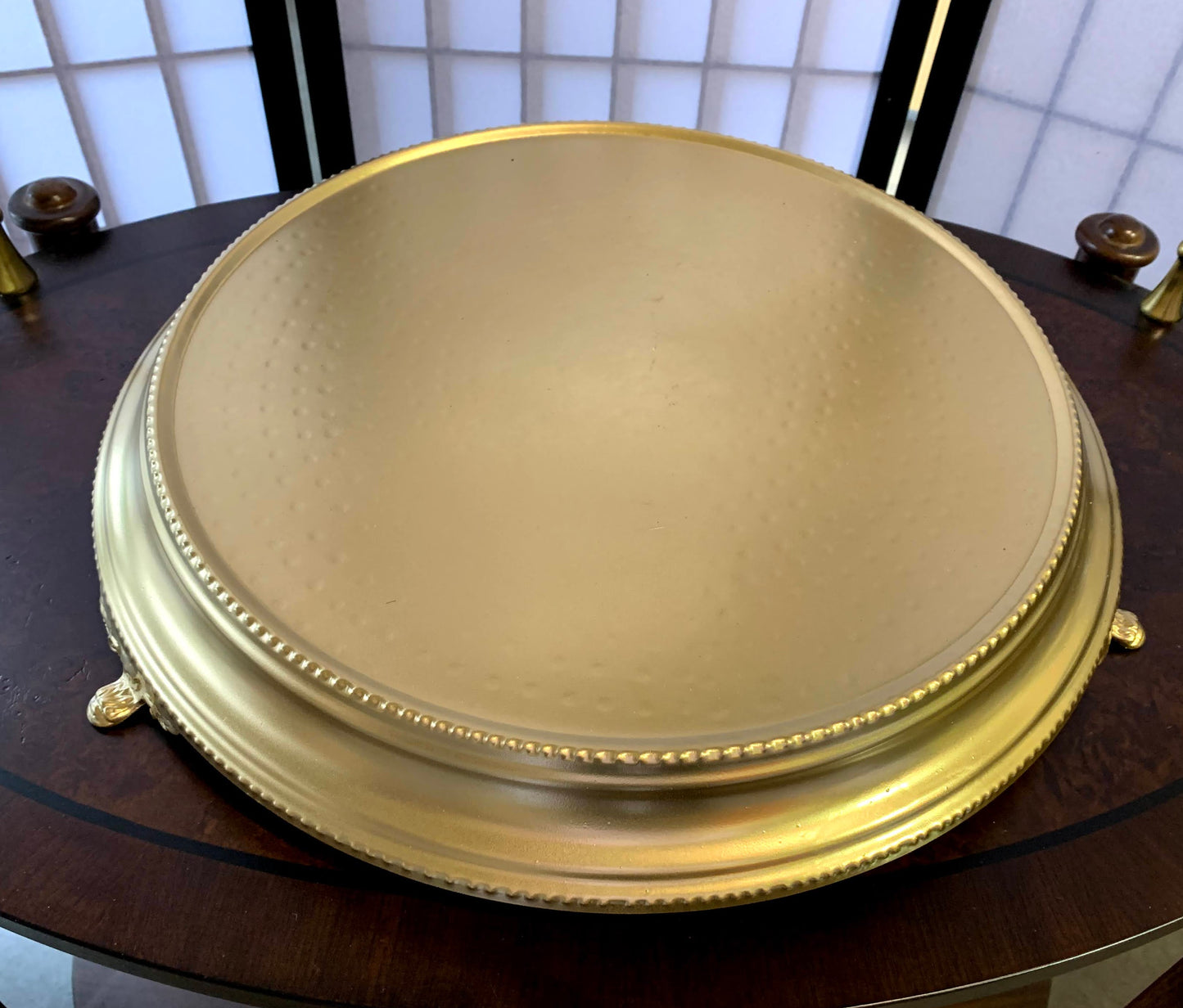 Gold Cake Stand 15"