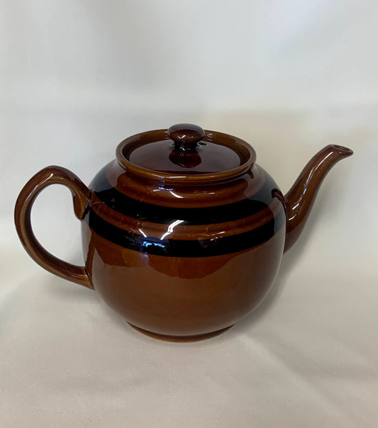Brown Ceramic Teapot Large