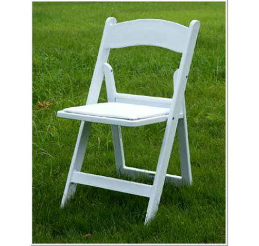 White Resin Wedding Chair