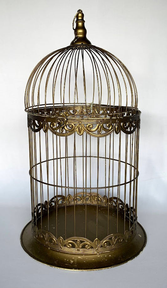 Birdcage gold 17 x 8"