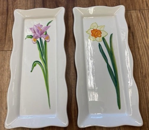 High Tea Platter Flower Design Set