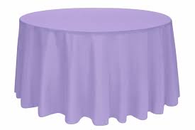 Tablecloth Lilac Round 120"